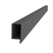 Uzavřený profil L 70 x 34 x 55 x 2 (S235), černý
