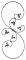 Kovářský ornament H 860 x L 350 mm, 12 x 12 x 6 mm