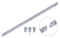 Ocelový hřeben 30 x 12 mm, L-1000 mm, M4, do 2200 kg, 3x úchyt + šrouby (pozinkovaný)