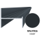 UT profil 50x44mm, L-6000mm, práškový lak, antracit RAL7016