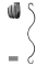 Prvek 380 x 50 mm, 14 x 6 mm, základní rozkování
