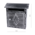 Poštovní schránka (260x275x100 mm) černá, Max. formát dopisu: C4