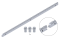 Hřeben kovový 30 x 12 mm, L 1000 mm, M4, maximálně do 2200 kg, 3x úchyt + šrouby, pozinkovaný se zámkem