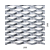 Tahokov Fe kosočtvercové oko 62x25 mm, můstek 9 mm (1000x2000x1,5 mm)