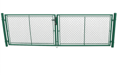Brána GARDEN dvoukřídlá, světlá šířka 3600mm, s pletivem