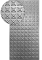 Plech pozinkovaný 2000x1000x1,2mm – kříž, 3D vzor
