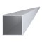 Hliníkový jekl 100 x 100 x 4 x 6000 mm, bez úpravy