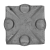 Patka 85x85x8 mm