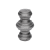 Návlek 68x40 mm plný bez otvoru