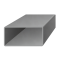 Uzavřený profil 30 x 20 x 2 (S235), černý, hladký