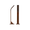 Venkovní LED osvětlení STIK S DOWN, barva CORTEN, H-404 mm