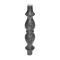 Kovaný návar 130 x 24 mm, na kulatinu 12 mm