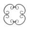 Ornament 12x6mm, 215x215 mm