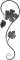 Kovářský ornament 200x600 mm, Ø 10 mm