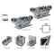 Set spodního vedení s pozinkovaným C profilem 80x80x5mm pro samonosnou bránu do 550 kg