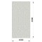 Perforovaný plech 1000x2000x1.5mm čtvercové otvory pozink