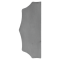 Štít 230x93x3 mm bez otvorů hladký oboustranný (levý i pravý)