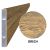 Hliníkový profil 120 x 16 x 6000 mm, struktura OŘECH