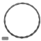 Kruh Ø100 mm, 12 x 6 mm, zdobený