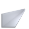 L profil 50 x 50 x 3 mm, L-6000 mm, hliník bez povrchové úpravy