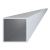 Hliníkový jekl 100 x 100 x 4 x 6000 mm, bez úpravy