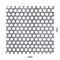 Děrovaný plech kruhový přesazený Zn, otvor ø 10 mm, rozteč 15 mm (1000x2000x1 mm)