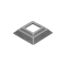 Krytka 50 x 50 x 16 mm s otvorem 21 x 21 mm (odlitek)