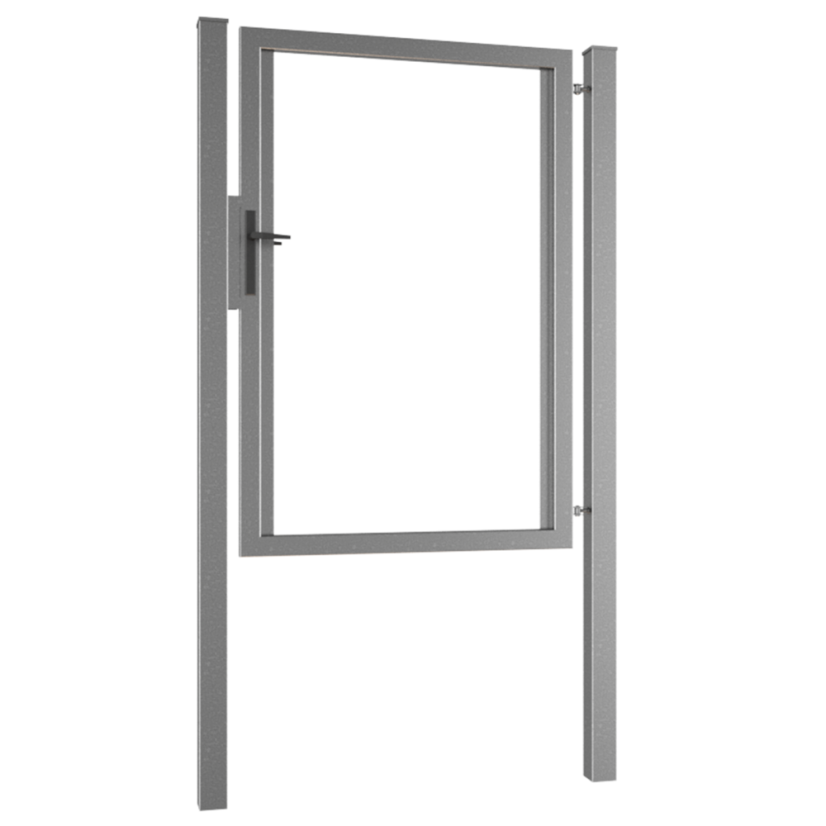 Branka pro dřevěnou výplň VODOROVNÝMI, přisazenými latěmi - Povrchová úprava: Žárové pozinkování, Světlá šířka: 120cm, Světlá výška: 140cm