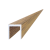 U profil 20,5 x 22 x 6000 mm, hliník, struktura OŘECH