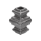 Návlek 68 x 40 mm na čtyřhran 12 x 12 mm, Nevhodné pro žárové zinkování.