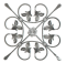 Ornament 340x340mm (profil hladký 12x6mm)