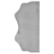 Štít 260x125x3 mm bez otvorů hladký