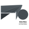 UT profil 50x44 mm, L-6000 mm (RAL 7016)