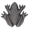 Dekorační prvek 95x100x8 mm žába odlitek